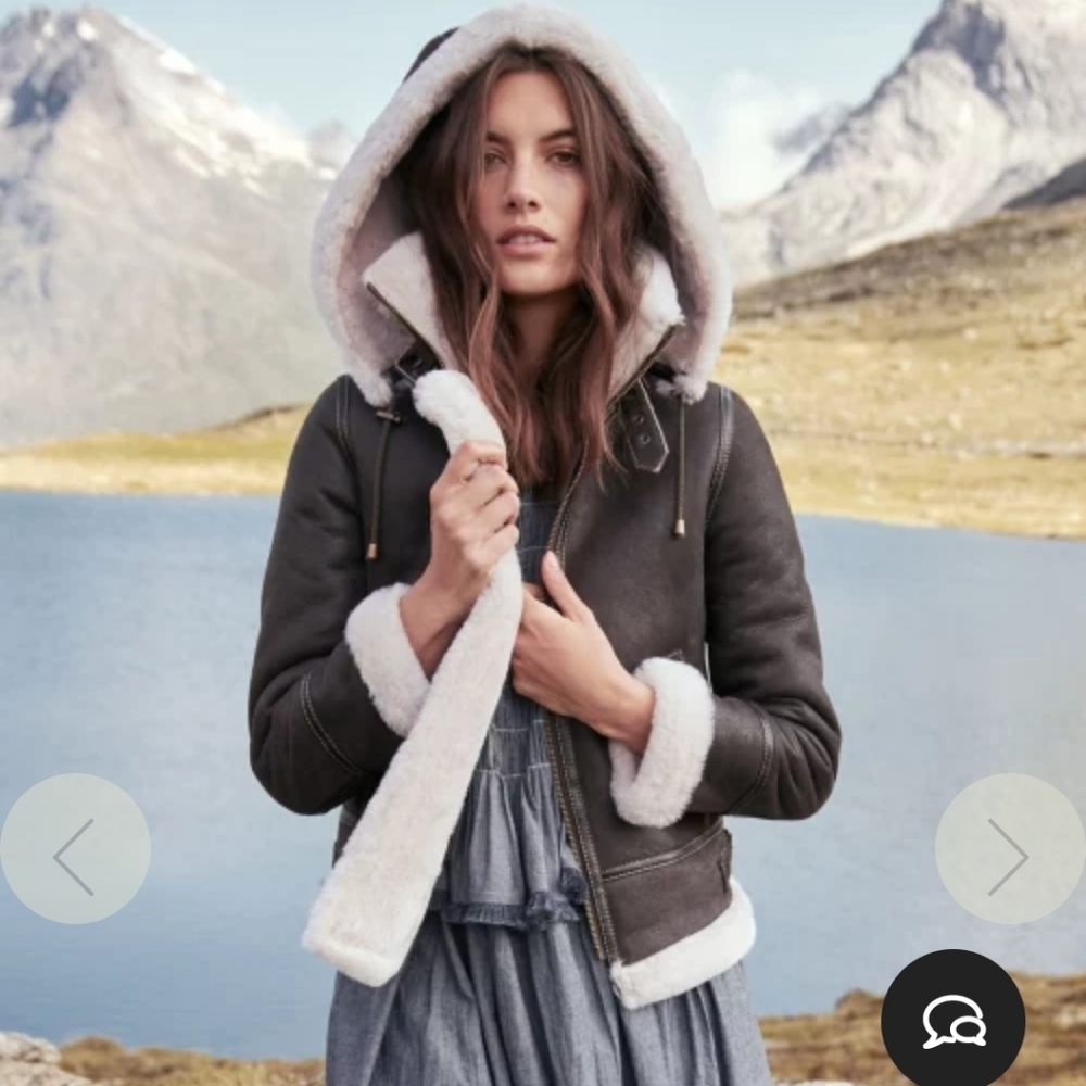 Jane Sheepskin B-3 Bomber Jacket